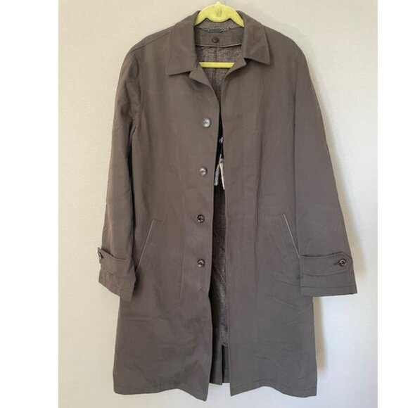 Ermenegildo Zegna Man Belted Cotton-gabardine Trench Coat - Picture 2 of 6